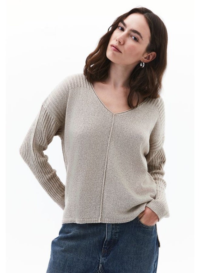 OXXO V-Neck Knit Sweater - Image 3